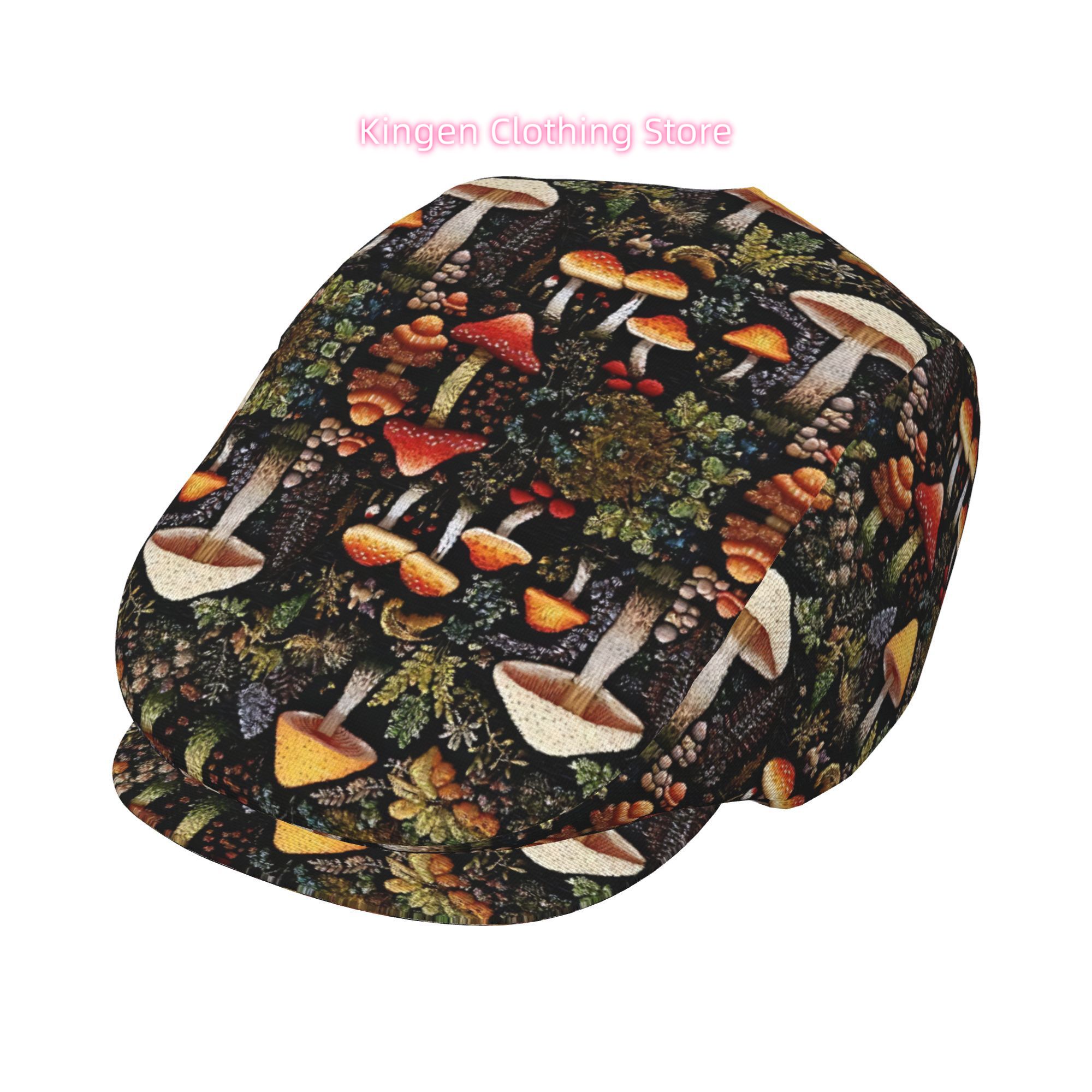 Mysterious Forest Floor Mushro - đánh giá và giá Newsboy Cap Ivy
