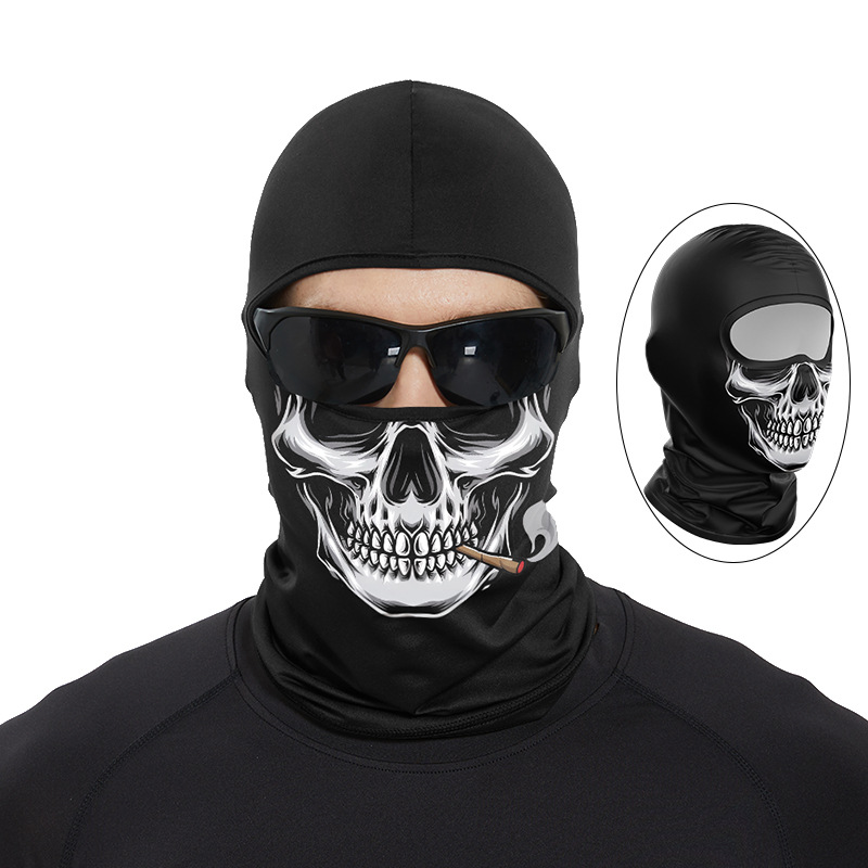 Funny Ape Mouth Skull Balaclav - đánh giá và giá Skull Cap Helmet Liner