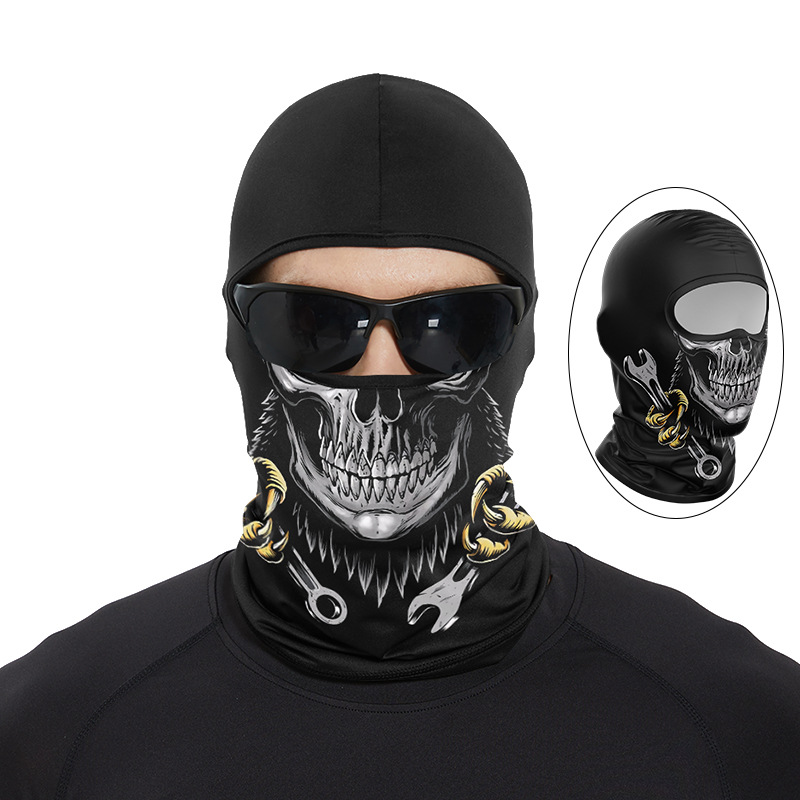 Funny Ape Mouth Skull Balaclav - đánh giá và giá Skull Cap Helmet Liner